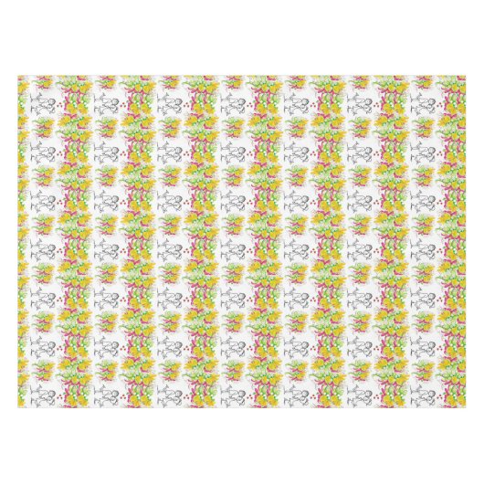 Valentinstag Tischdecke (Vorderseite (Horizontal))