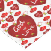 Valentinstag Tischdecke (Schrägansicht)