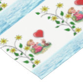 Valentinstag Tischdecke (Schrägansicht)