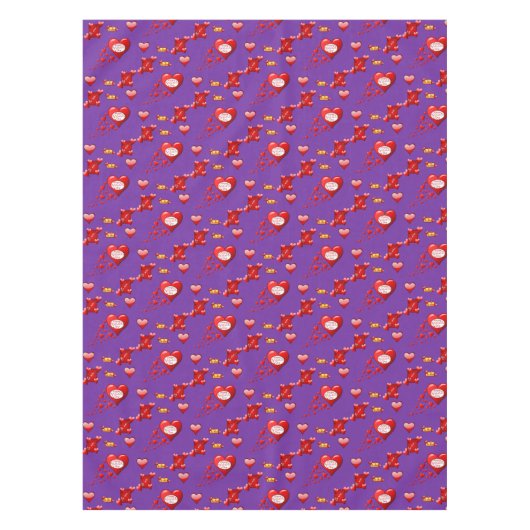 Valentinstag Tischdecke (Vorderseite)