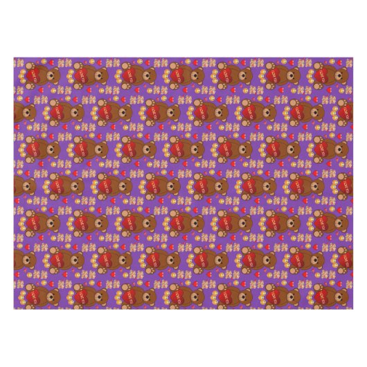 Valentinstag Tischdecke (Vorderseite (Horizontal))