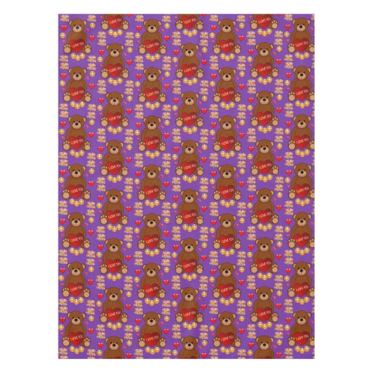 Valentinstag Tischdecke (Vorderseite)