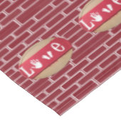 Valentinstag Tischdecke (Schrägansicht)