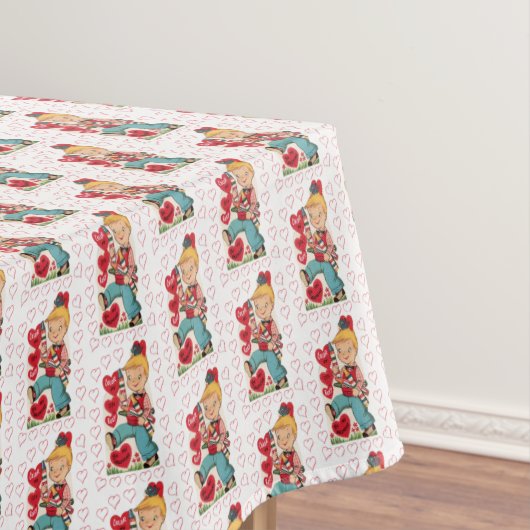 Valentinstag Tischdecke (Beispiel)