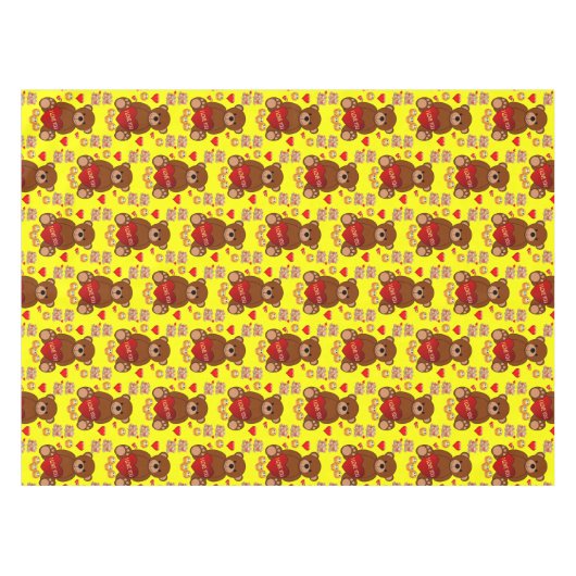 Valentinstag Tischdecke (Vorderseite (Horizontal))