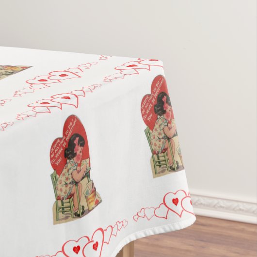 Valentinstag Tischdecke (Beispiel)