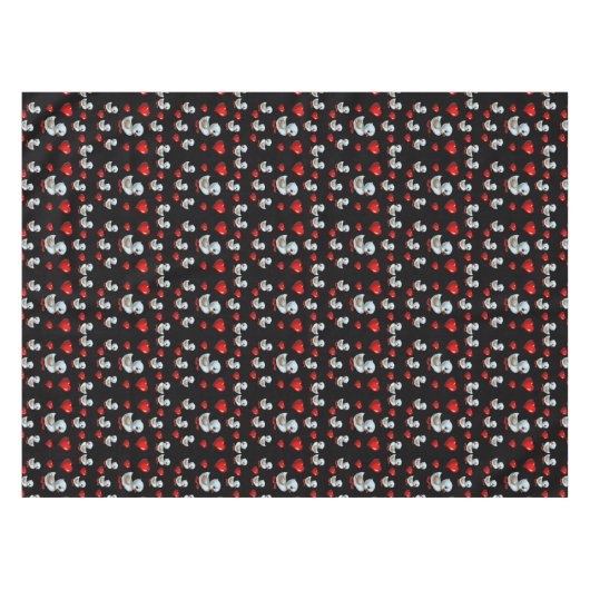 Valentinstag Tischdecke (Vorderseite (Horizontal))