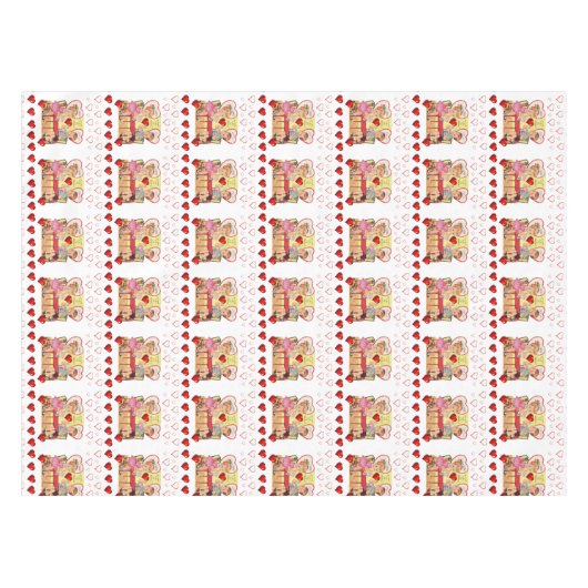 Valentinstag Tischdecke (Vorderseite (Horizontal))