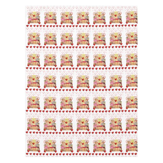 Valentinstag Tischdecke (Vorderseite)