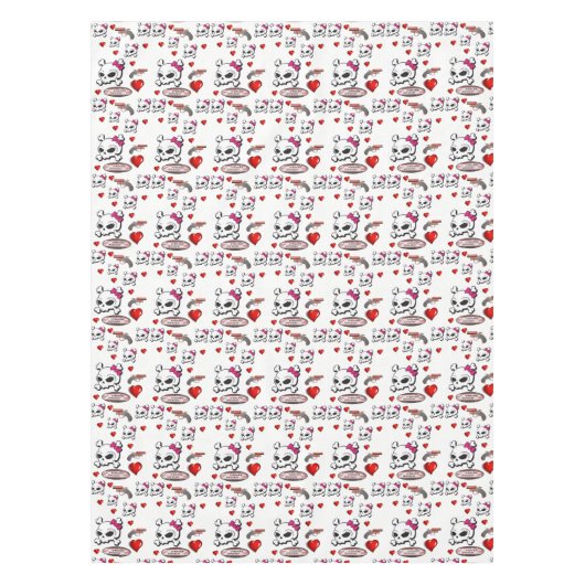 Valentinstag Tischdecke (Vorderseite)