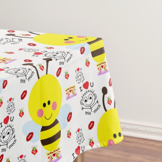 Valentinstag Tischdecke (Beispiel)