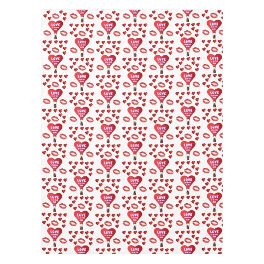 Valentinstag Tischdecke (Vorderseite)