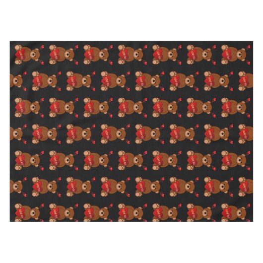 Valentinstag Tischdecke (Vorderseite (Horizontal))