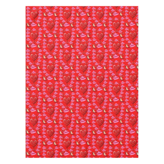 Valentinstag Tischdecke (Vorderseite)