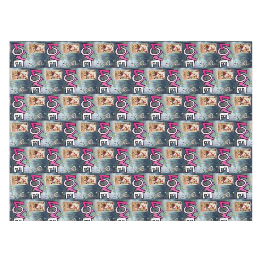 Valentinstag Tischdecke (Vorderseite (Horizontal))