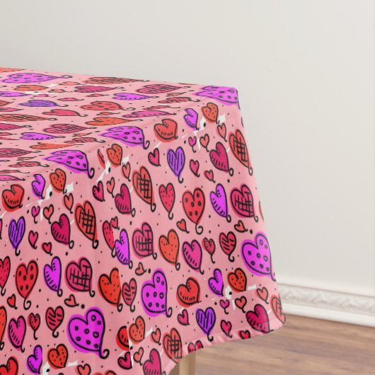 Valentinstag Tischdecke (Beispiel)