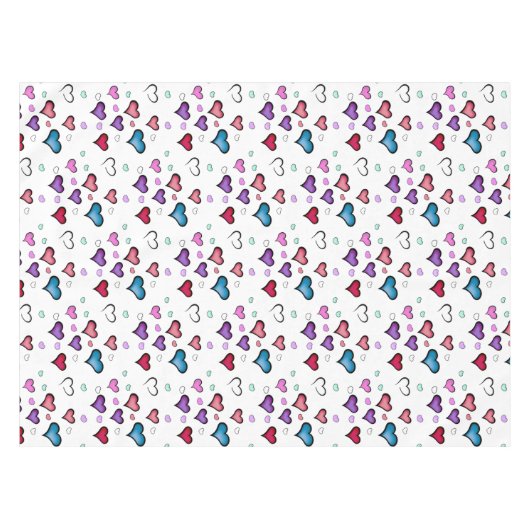 Valentinstag Tischdecke (Vorderseite (Horizontal))