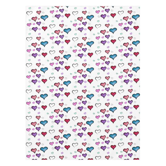 Valentinstag Tischdecke (Vorderseite)