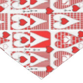 Valentinstag Tischdecke (Schrägansicht)