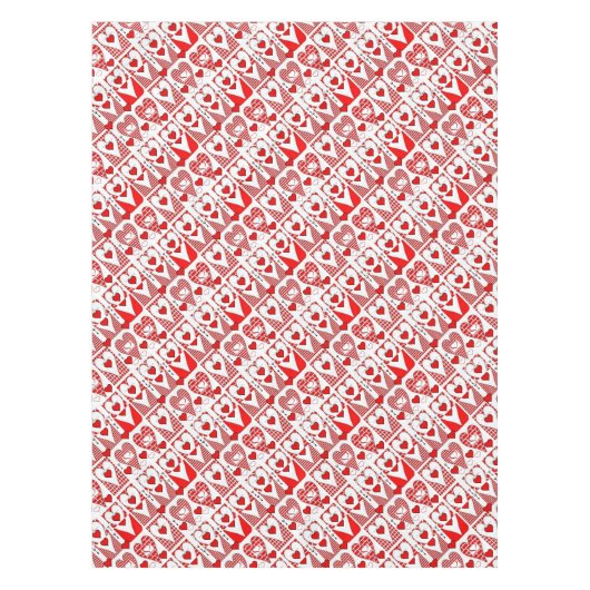 Valentinstag Tischdecke (Vorderseite)