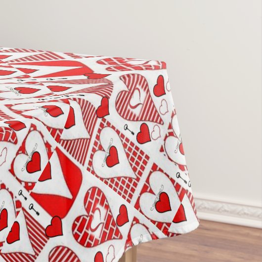 Valentinstag Tischdecke (Beispiel)