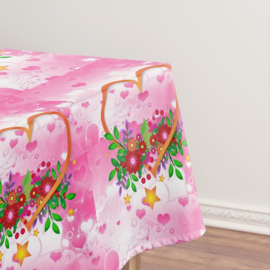 Valentinstag Tischdecke (Beispiel)