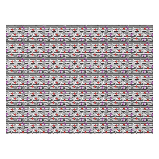 Valentinstag Tischdecke (Vorderseite (Horizontal))