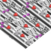 Valentinstag Tischdecke (Schrägansicht)