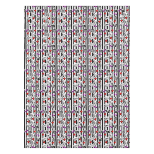 Valentinstag Tischdecke (Vorderseite)