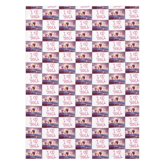 Valentinstag Tischdecke (Vorderseite)