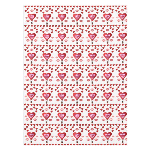Valentinstag Tischdecke (Vorderseite)