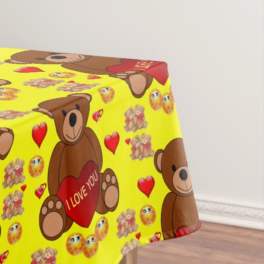 Valentinstag Tischdecke (Beispiel)