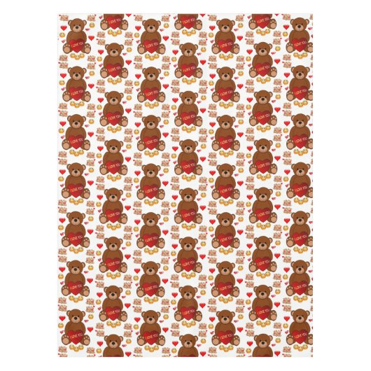 Valentinstag Tischdecke (Vorderseite)