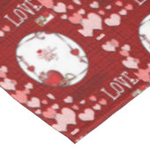 Valentinstag Tischdecke (Schrägansicht)
