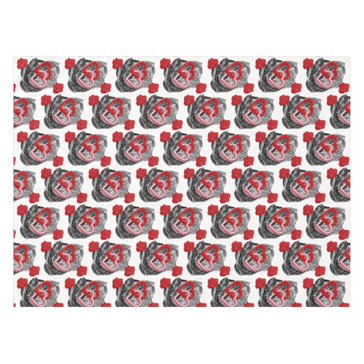 Valentinstag Tischdecke (Vorderseite (Horizontal))