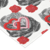 Valentinstag Tischdecke (Schrägansicht)