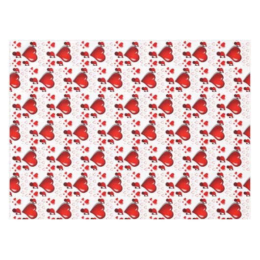Valentinstag Tischdecke (Vorderseite (Horizontal))
