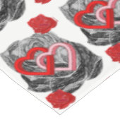 Valentinstag Tischdecke (Schrägansicht)