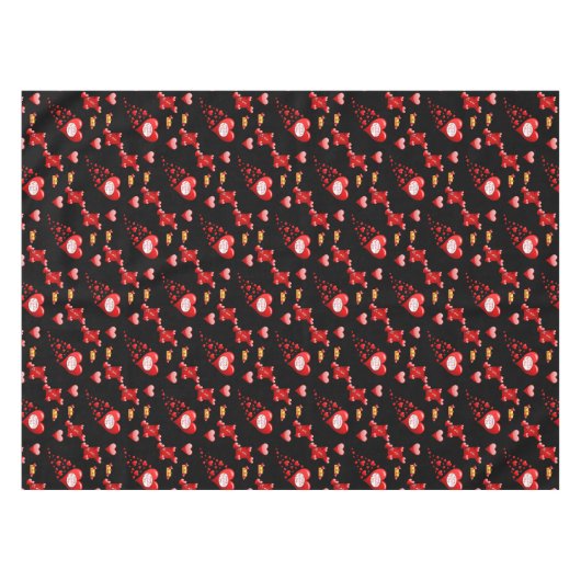 Valentinstag Tischdecke (Vorderseite (Horizontal))