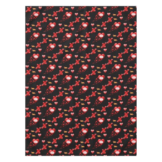 Valentinstag Tischdecke (Vorderseite)
