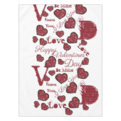 VALENTINSTAG TISCHDECKE (Vorderseite)
