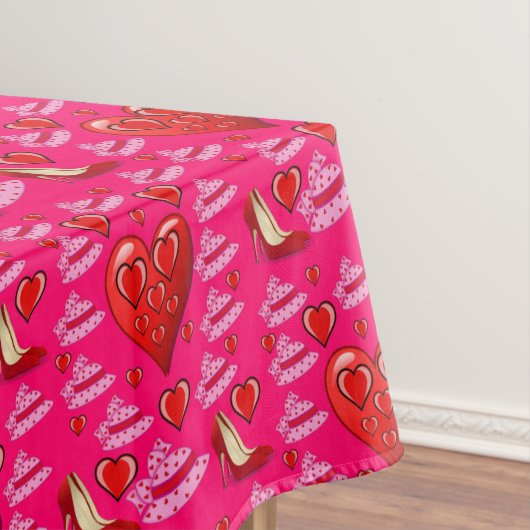 Valentinstag Tischdecke (Beispiel)