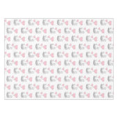 Valentinstag-Tischdecke Foxy Rosa Herzen Tischdecke (Vorderseite (Horizontal))