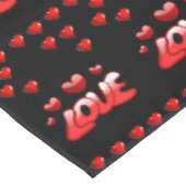 Valentinstag-Tischdecke Tischdecke (Schrägansicht)