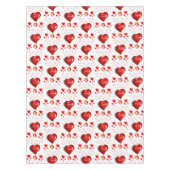 Valentinstag-Tischdecke Tischdecke (Vorderseite)