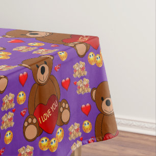 Valentinstag-Tischdecke Tischdecke