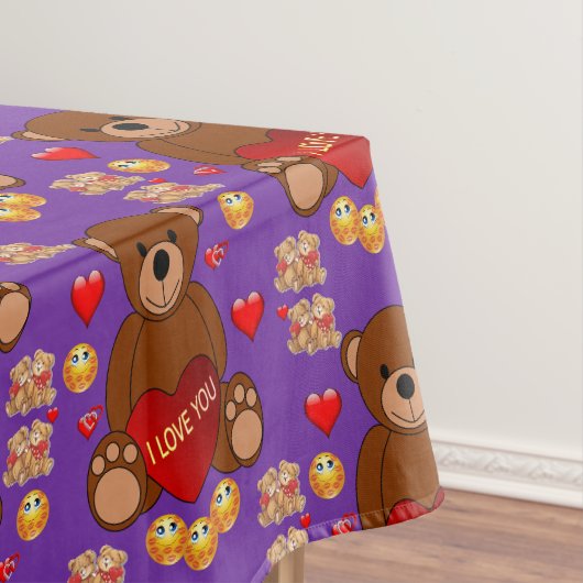 Valentinstag-Tischdecke Tischdecke (Beispiel)