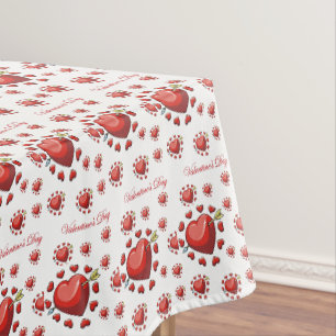 Valentinstag-Tischdecke Tischdecke