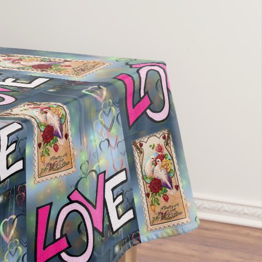 Valentinstag-Tischdecke Tischdecke (Beispiel)