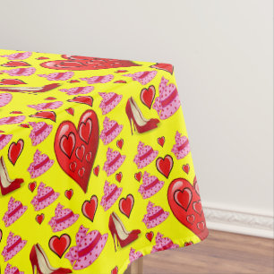 Valentinstag-Tischdecke Tischdecke